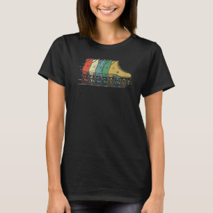 Retro 70s 80s Roller Skating Skater Roller Girls K T-Shirt
