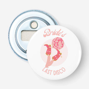 Retro 70s Bride’s Last Disco Bachelorette Party Bottle Opener