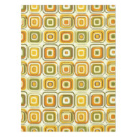 Retro 70s Geometric Pattern in Warm Tones