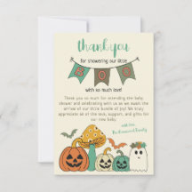 Retro 70's Halloween Little Boo Baby Shower
