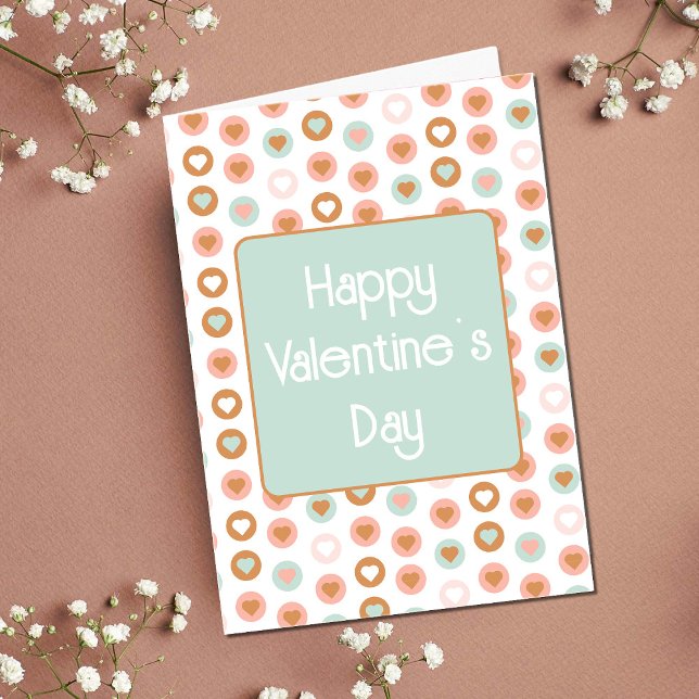 Retro 70s hippy Valentine's Day Card (Creator Uploaded)