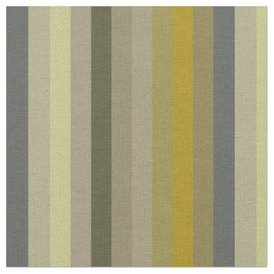 Retro 70s Mustard & Olive Stripes Fabric