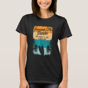 Retro 70's Panama City Beach Florida FL Souvenirs T-Shirt
