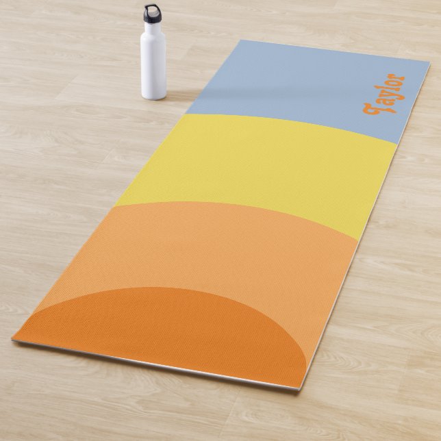 RETRO 70s style Yoga Mat (In Situ)