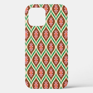 Retro 70s: Vintage Floral Pattern iPhone 12 Case