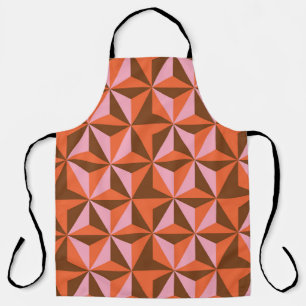 Retro 70's: Vintage Pattern Background Apron
