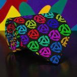 Retro 70s Vinyl Record 45 Custom Necktie Tie<br><div class="desc">This eye-catching necktie features a vibrant, retro design inspired by 1970s vinyl records. The bold colors and unique pattern make it a standout accessory for any outfit. Perfect for music lovers, fashion enthusiasts, and anyone who appreciates a touch of vintage flair. This custom tie is a great way to express...</div>