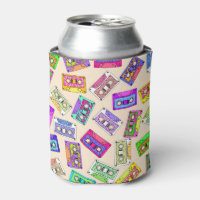 Retro 80's 90's Neon Patterned Cassette Tapes