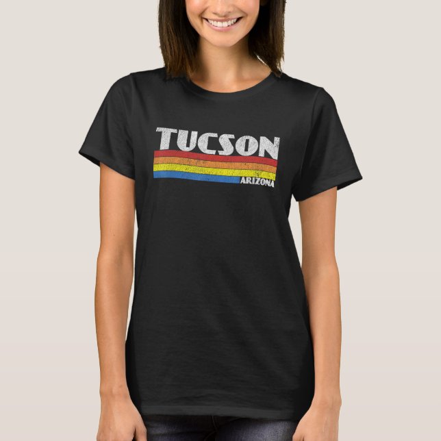 Retro 80s Arizona AZ Souvenir Tucson T-Shirt (Front)