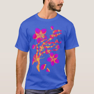 Retro 80s Art Japan Flower Sakura Vaporwave Cherry T-Shirt