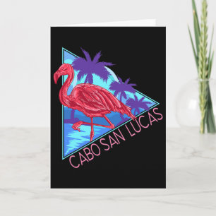 Retro 80s Beach Vintage Vacation Cabo San Lucas Me Card