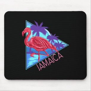 Retro 80s Beach Vintage Vacation Jamaica For Men W Mouse Pad
