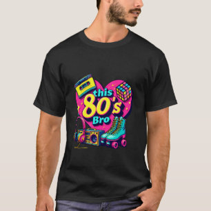 Retro 80s Bro Roller boombox Cassette Eighties Cos T-Shirt
