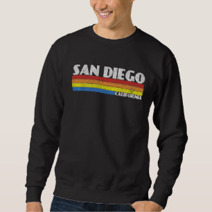 Retro 80s California CA Souvenir San Diego   Sweatshirt