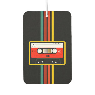 Retro 80s Cassette Tape Car Air Freshener