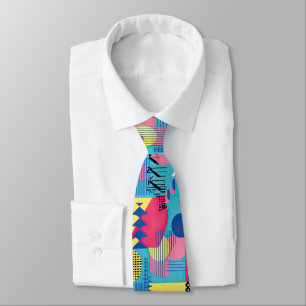 Retro 80s Custom Tie – Elegant Fashion