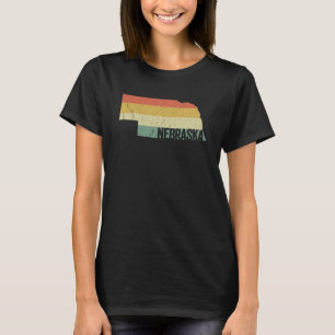 Retro 80s Distressed Vintage Sunset Nebraska T-Shi T-Shirt