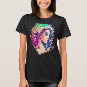 Retro 80's Girl with Big Hair Matching Party Outfi T-Shirt