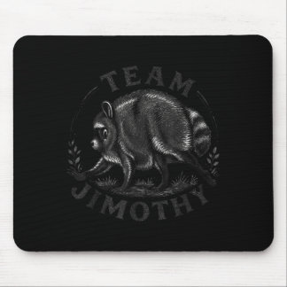 Retro 80s Jimothy Racoon Design 2 Mouse Pad