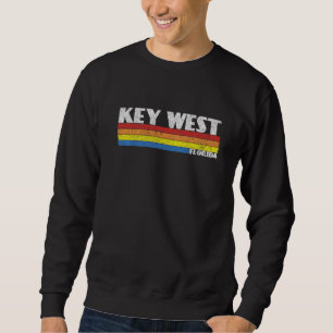 Retro 80s Key West Florida FL Souvenir Sweatshirt