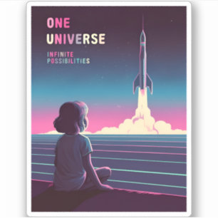 Retro 80s LoFi Vaporwave Space Exploration