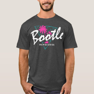 Retro 80s Neon Bootle Vintage Merseyside T-Shirt