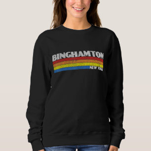 Retro 80s New York NY Souvenir Binghamton Sweatshirt