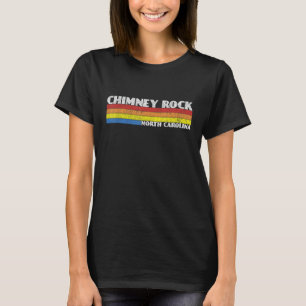 Retro 80s North Carolina NC Souvenir Chimney Rock T-Shirt