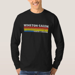 Retro 80s North Carolina NC Souvenir Winston Salem T-Shirt