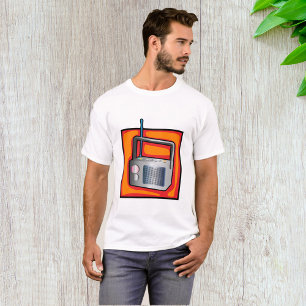 Retro 80s Pop Art Radio Vibrant Vintage T-Shirt
