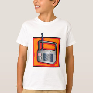 Retro 80s Pop Art Radio Vibrant Vintage T-Shirt