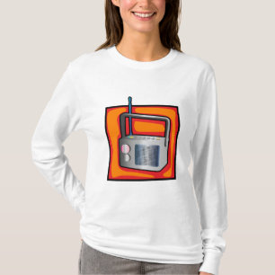 Retro 80s Pop Art Radio Vibrant Vintage T-Shirt