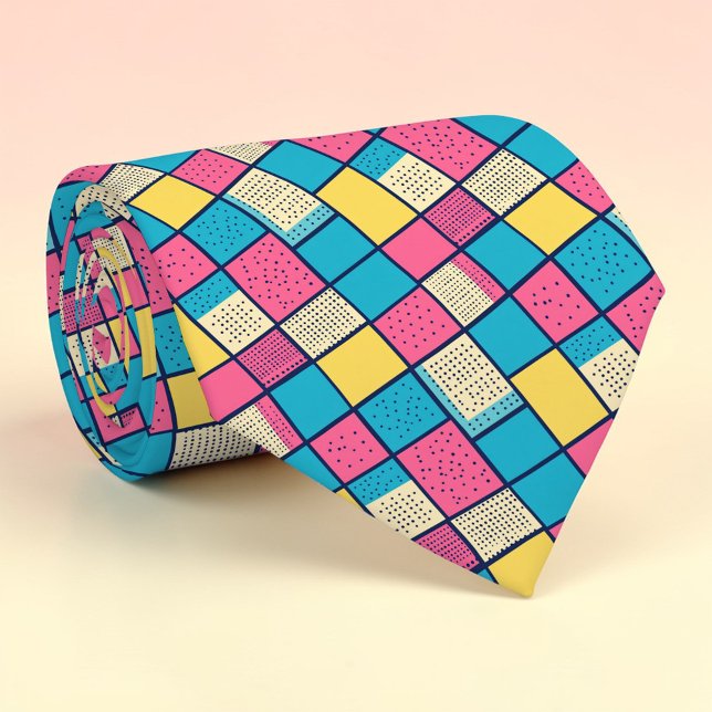 Retro 80s Pop Culture Custom Necktie (Creator Uploaded)