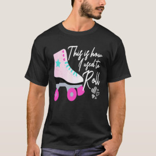 Retro 80s Roller Skates Vintage Old School T-Shirt