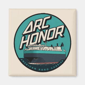 Retro 80's Skate Shop Logo Magnet