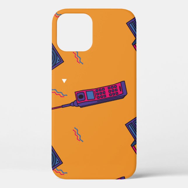 Retro 80s style background, colourful. Case-Mate iPhone case (Back)
