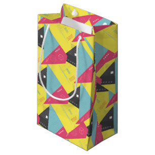 Retro 80's Style Paper Gift Bag