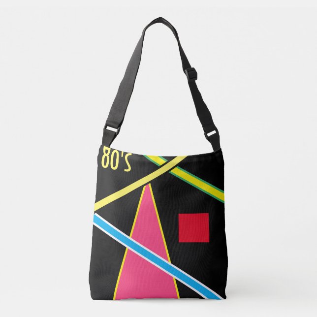 Retro 80's Style Shoulder Bag (Front)