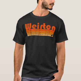 Retro 80s Style Weirton WV friends T-Shirt