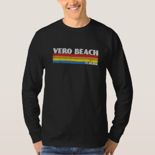 Retro 80s Vero Beach Florida FL Souvenir T-Shirt