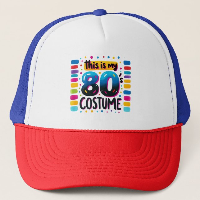 Retro '80s Vibe Trucker Hat (Front)