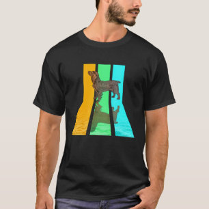 Retro 80s Vintage Style Boykin Spaniel T-Shirt
