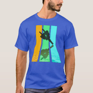 Retro 80s Vintage Style Electrician T-Shirt