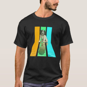 Retro 80s Vintage Style English Springer Spaniel T-Shirt