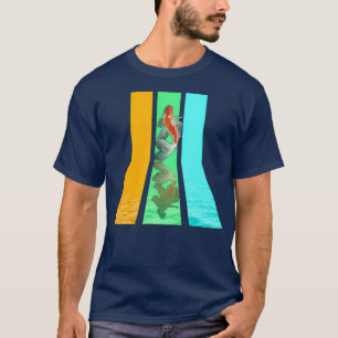 Retro 80s Vintage Style Koi Fish T-Shirt