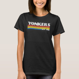 Retro 80s Yonkers New York NY Souvenir T-Shirt