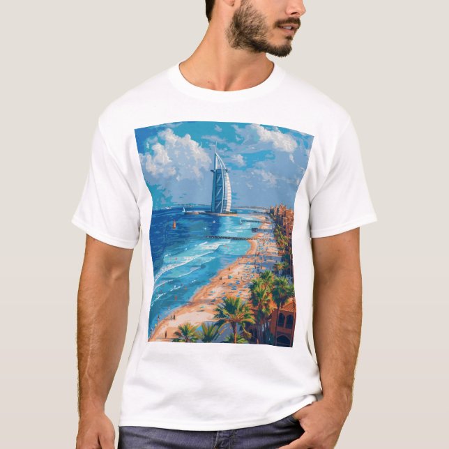 Retro 8-Bit Isometric Pixel Art of B T-shirt (Front)