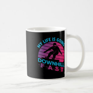 Retro 90s 80s Snowboard Snowboarding Coffee Mug