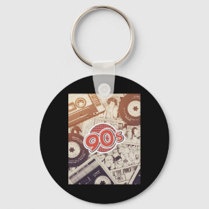 Retro 90s Aesthetic – Cette Tapes Nostalgia Vibes Key Ring