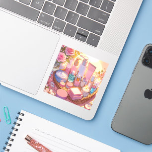 Retro 90s Anime Skin Care Aesthetic